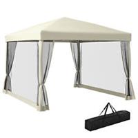 Outsunny 2.97 x 2.97m Gazebo Canopy Pop Up Tent Mesh Screen Garden Shade Mesh