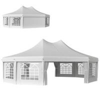 Outsunny 10 Sides Heavy Duty Tent Gazebo Outdoor Party Wedding Event Marquee
