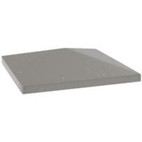 Outsunny 3x3m Gazebo Canopy Replacement Cover, Grey, Refurbished