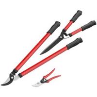 Outsunny 3 PC Garden Shears Set w/ Hedge Shears, Lopper, Garden Secateurs