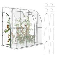 Outsunny Wall Tunnel Greenhouse with Doors, Refurbished