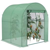 Outsunny Walk-in Polytunnel Greenhouse w/ Windows, Refurbished