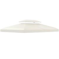 3x4m Gazebo Replacement Roof UV Cover Cream, Refurbished