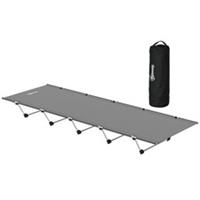 Outsunny Camping Cot Portable Sleeping Bed w/ Bag, Refurbished