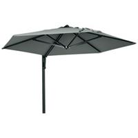 Outsunny Wall-Mount Patio Umbrella Grey, Refurbished