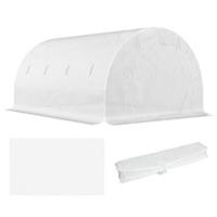 Outsunny 4 x 3 x 2m Greenhouse Replacement Cover ONLY for Tunnel Greenhouse