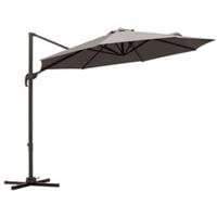 Outsunny 3M Cantilever Parasol Aluminium Garden Umbrella Crank, Refurbished