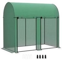 Outsunny 200 x 100 x 178cm Small Tomato Greenhouse with Roll-up Zipped Doors