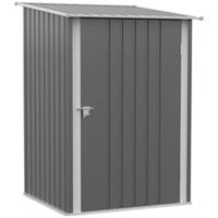 Outsunny 3.3ft x 3.4ft Outdoor Storage Shed Steel Garden Shed w/ Lockable Door
