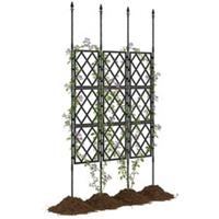 Outsunny Foldable Garden Trellis, Lattice Climbing Support Trellis