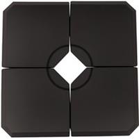 Outsunny Set of 4 Parasol Base Stand Weights for Cantilever Umbrella Up to 120kg