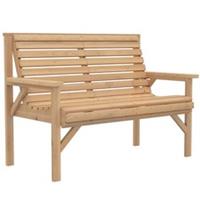 Outsunny Wooden Garden Bench 2 Seater, Patio Bench for Indoor Outdoor