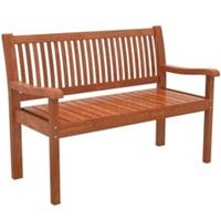 Outsunny Garden Bench 2 Seater, Wooden Outdoor Bench with Waterproof Cover