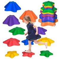 Outsunny 11-Piece Balance Stepping Stones Non-Slip Obstacle Course for Kids