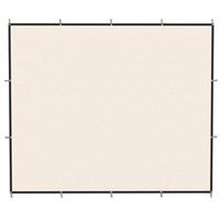 Outsunny Sun Shade Sail with UV Protection 3 x 3.6 m Beige