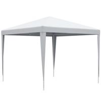 Outsunny Garden Gazebo Marquee Party Tent Wedding Canopy Patio White 2.7 x 2.7m