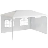 Outsunny 3 x 4 m Garden Gazebo Outdoor Canopy Marquee Party Tent White