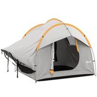 Outsunny 5 Man Tailgate Tent 2000mm Waterproof, Grey and Orange