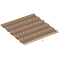 Outsunny 2.55x2.5m Pergola Cover for 3x3m Frame, Tan, Refurbished