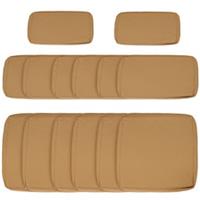 Outsunny Rattan Sofa Cover Replacement No Cushion, Beige, Refurbished