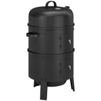 Outsunny 3-in-1 Vertical Charcoal Smoker with 2 Grill Grates, Refurbished
