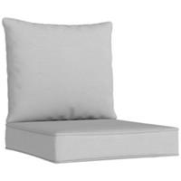 Outsunny Seat & Back Cushion Set, Fade Resistant Replacement Cushion Refurbished