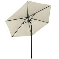 2.6m Aluminium Pole Garden Parasol with Tilt & Crank, Refurbished