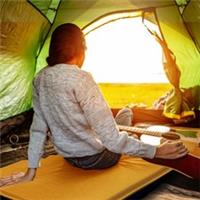 Outsunny Self-Inflating Single Sleeping Pad Air Bed with Carry Bag Refurbished