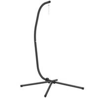 Independent Hanging Egg Swing Chair C-Type Stand Only, Black, Refurbished