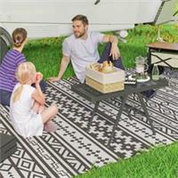 Outsunny 3 ft Folding Camping Table w/ Adjustable Heights Refurbished