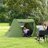 Outsunny 3 Man Camping Tent with 2 Bedrooms, 3000mm Waterproof Refurbished
