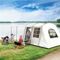 Outsunny 3-4 Man Tunnel Tent with Sewn in Floor, 3000mm Waterproof Refurbished