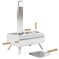 Outsunny Portable Pellet Pizza Oven w/Foldable Legs 12 Inch Stone Refurbished