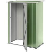 Outsunny Outdoor Storage Shed Steel Garden Shed w/ Lockable Door Refurbished