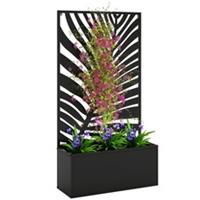Outsunny Metal Elevated Garden Planter Bed with Trellis, Refurbished