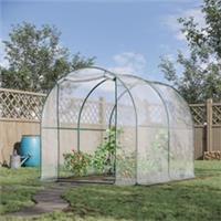 Outsunny Walk In Polytunnel Greenhouse w/ Roll Up Door PVC Cover Refurbished