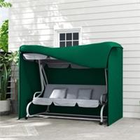 Outsunny 3 Seater Garden Swing Cover, Windproof and Anti-UV Refurbished
