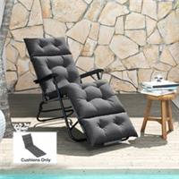 Outsunny Sun Lounger Cushion Only, Garden Lounge Chair Cushion Refurbished