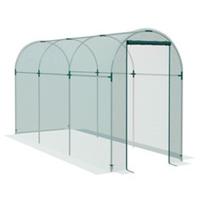 Outsunny Fruit Cage, Plant Protection Tent, 1.2 x 3.6 x 1.9m, Green