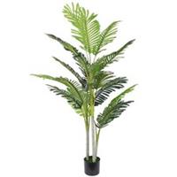 Outsunny 150cm(5ft) Palm Tree Artificial Faux Decor Green Plant Home Office