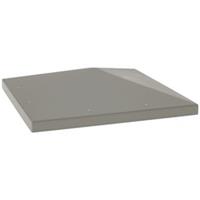 Outsunny 3 x 3(m) Garden Gazebo Canopy Roof Replacement Cover, UPF30+, Grey