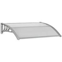 Outsunny Door Canopy Awning Outdoor Window Rain Shelter for Door 100 x 75cm