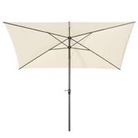 Outsunny 2.58m Aluminium Garden Parasol Sun Umbrella Angled Canopy Refurbished