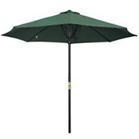 Outsunny 3m Parasol Sun Shade Green Refurbished