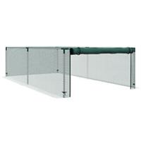 Outsunny 8' x 4' Plant Protection Tent Crop Cage with Door, Green
