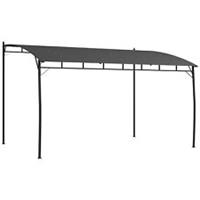 Outsunny 3 x 4m Metal Pergola, Outdoor Gazebo UV-Resistant, Grey
