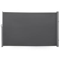 Outsunny 3x1.8M Retractable Side Awning Screen Fence Patio Privacy Divider Grey