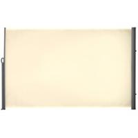 Outsunny 3x1.8M Retractable Side Awning Screen Fence Patio Privacy Divider Cream