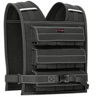 15KG Adjustable Weighted Vest with 15 Metal Weights, Running Weight Vest