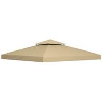 Outsunny 3(m) 2 Tier Garden Gazebo Top Cover , Refurbished